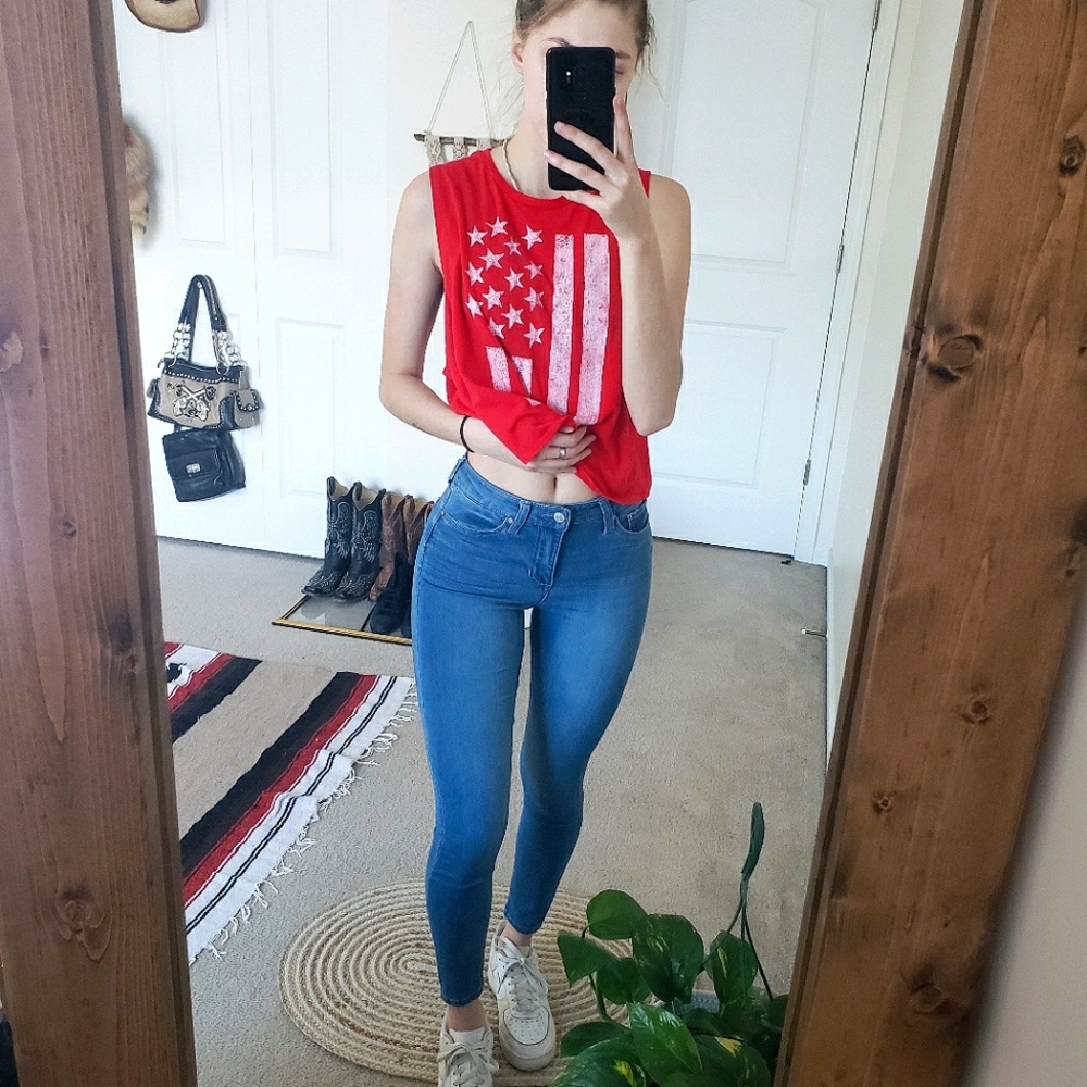 High Rise Skinny Jeans